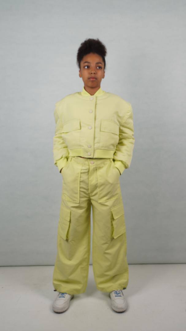 ست دو تیکه بامبر و شلوار کارگو