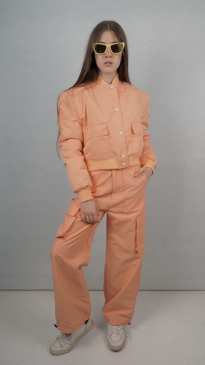 ست دو تیکه بامبر و شلوار کارگو