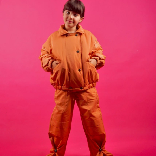 کاپشن و شلوار جیب پاکتی