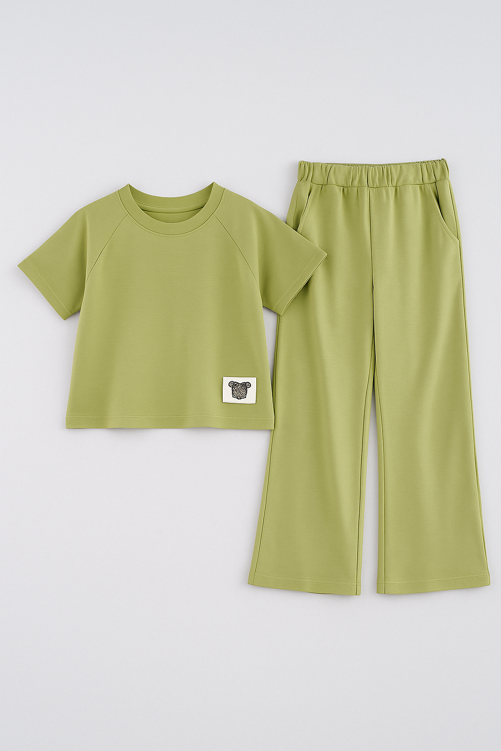 ست دو تیکه تی شرت و شلوار دخترانه