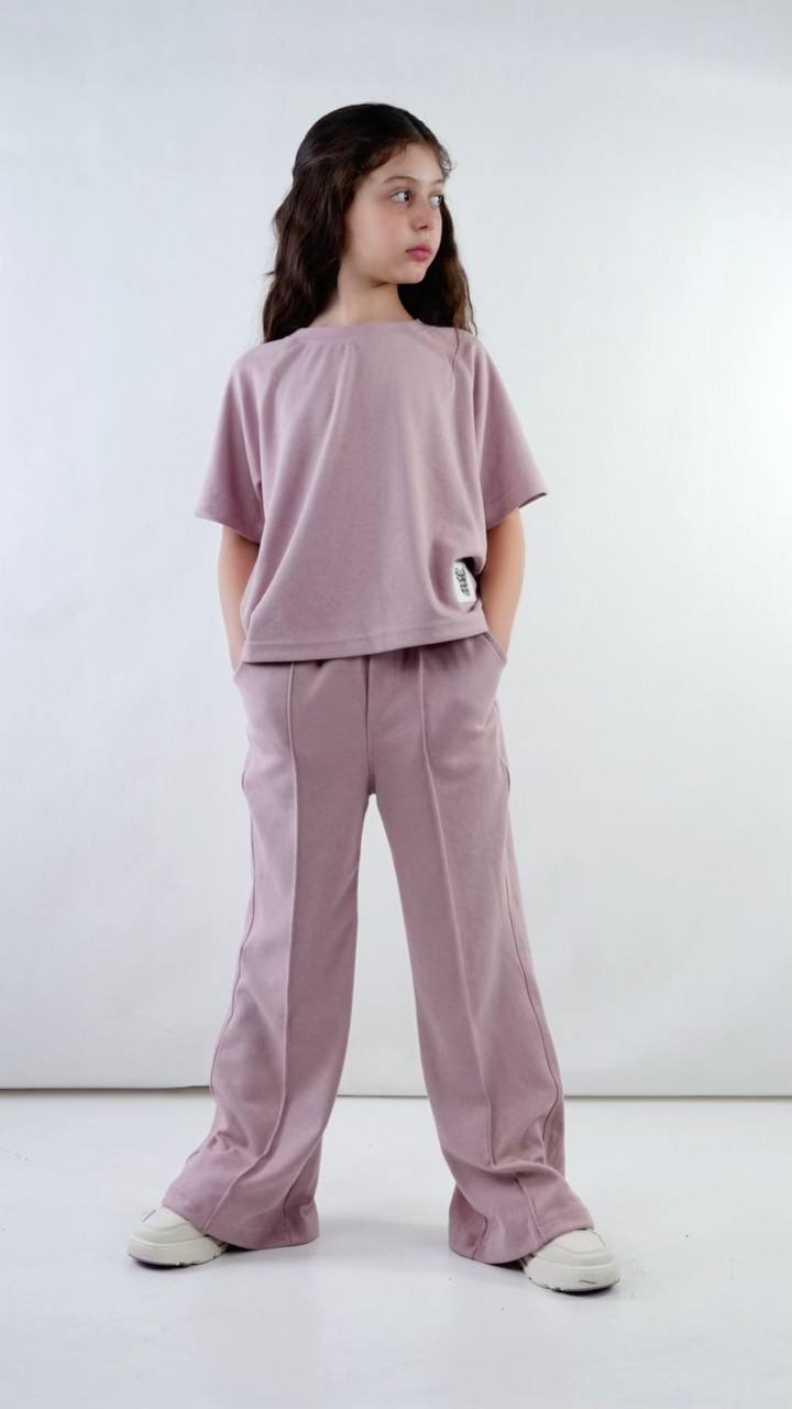 ست دو تیکه تی شرت و شلوار دخترانه